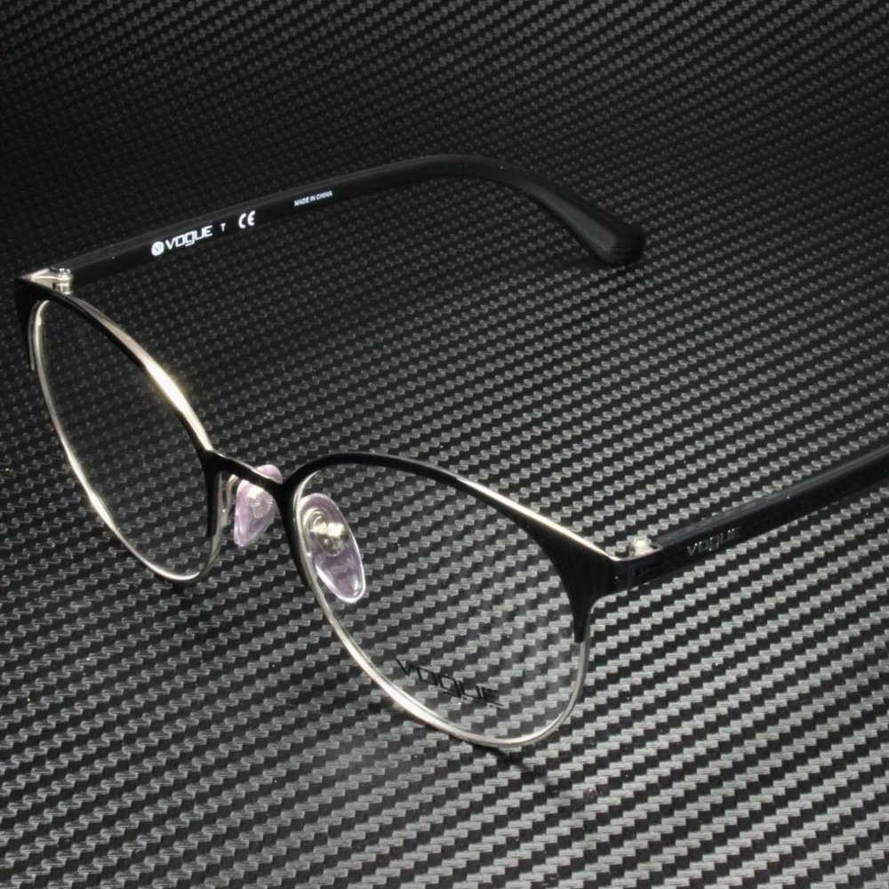 Vogue Women's Black and Silver Eyeglasses!